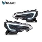 VLAND auto led light for car head lamp FOR TOYOTA 86 2012-UP/SUBUARU BRZ 2013-UP LED HEADLIGHTS h7 led h7 luces led 12v
