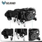 VLAND auto led light for car head lamp FOR TOYOTA 86 2012-UP/SUBUARU BRZ 2013-UP LED HEADLIGHTS h7 led h7 luces led 12v