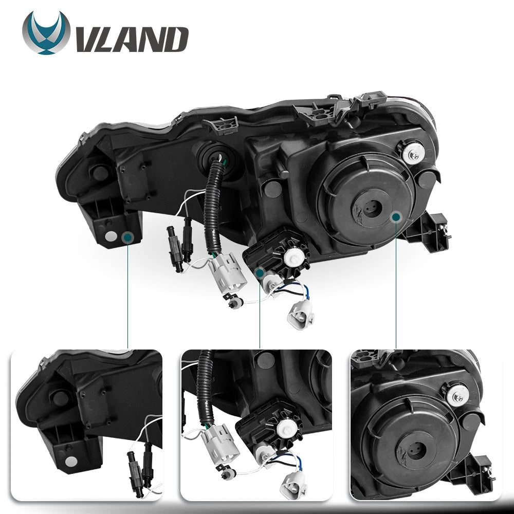 VLAND auto led light for car head lamp FOR TOYOTA 86 2012-UP/SUBUARU BRZ 2013-UP LED HEADLIGHTS h7 led h7 luces led 12v