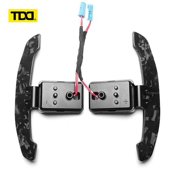 TDD 4MM Carbon Fiber Magnetic Paddle Shifters & Paddle Covers for BMW G20 G30 G06 G08 G80 G82 G87 F20 F30 F90 & Toyota GR Supra A90