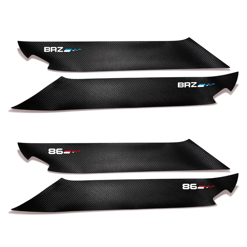 Toyota GT86 / Subaru BRZ Carbon Fiber Door Protection Pads (2013–2020)