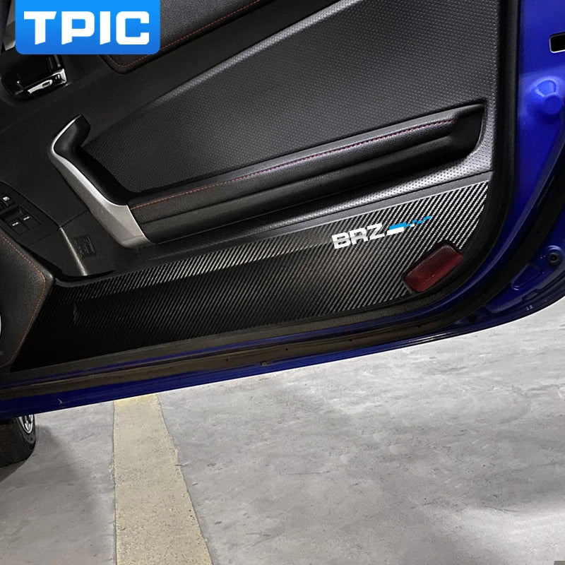 Toyota GT86 / Subaru BRZ Carbon Fiber Door Protection Pads (2013–2020)