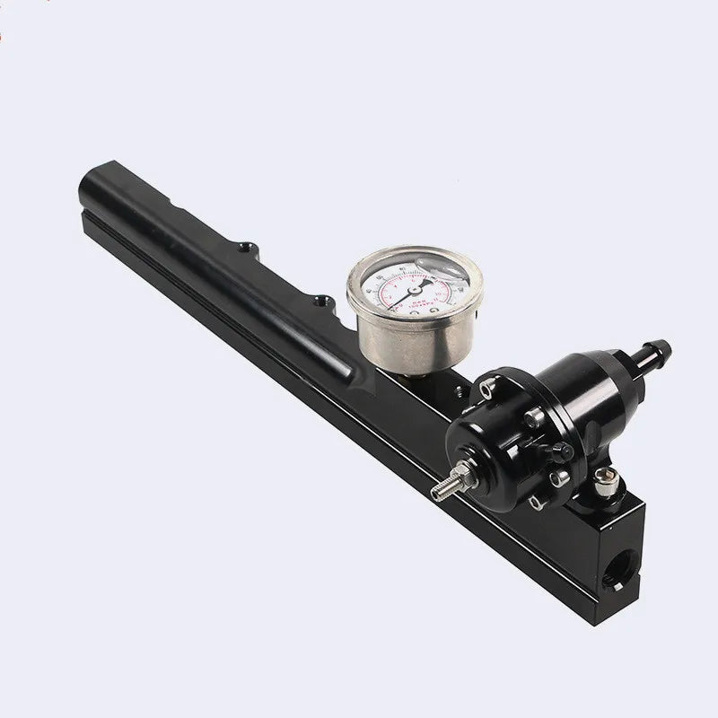 Complete High-Flow Fuel Rail Kit with Adjustable Fuel Pressure Regulator & Gauge | Honda B-Series (B16, B18, B20)