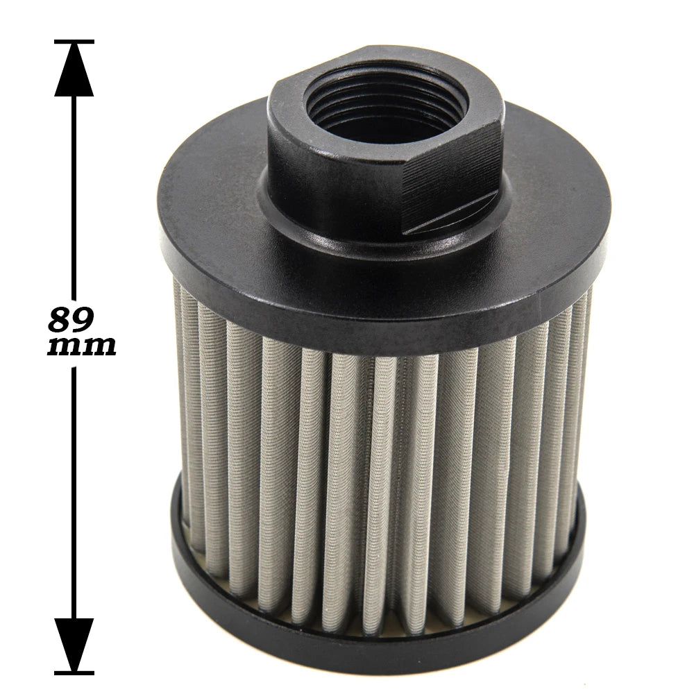 Universal Auto 1L Aluminum Oil Catch Can Tank Fuel Tank With Breather & Filter Drain