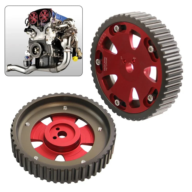 CSKS adjustable Billet Cam Gear Set (2PCS) | Mitsubishi 4G63 / 4G63T | EVO I–IX