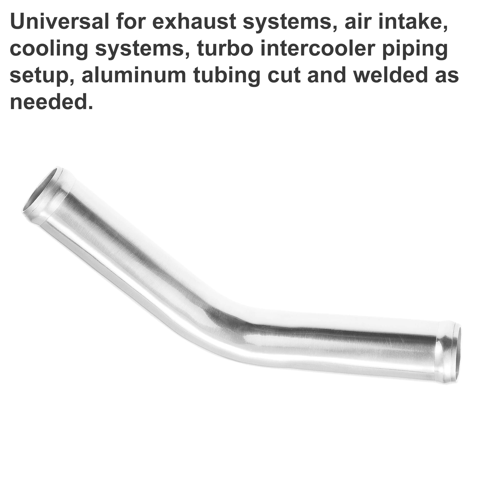 UXCELL 45° Aluminum Intercooler Pipe