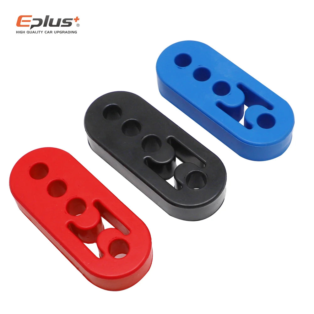 Universal Car Exhaust Pipe Mount Brackets Hanger Insulator Polyurethane Liner Bracket 2 Holes 4 Holes Automotive Accessory
