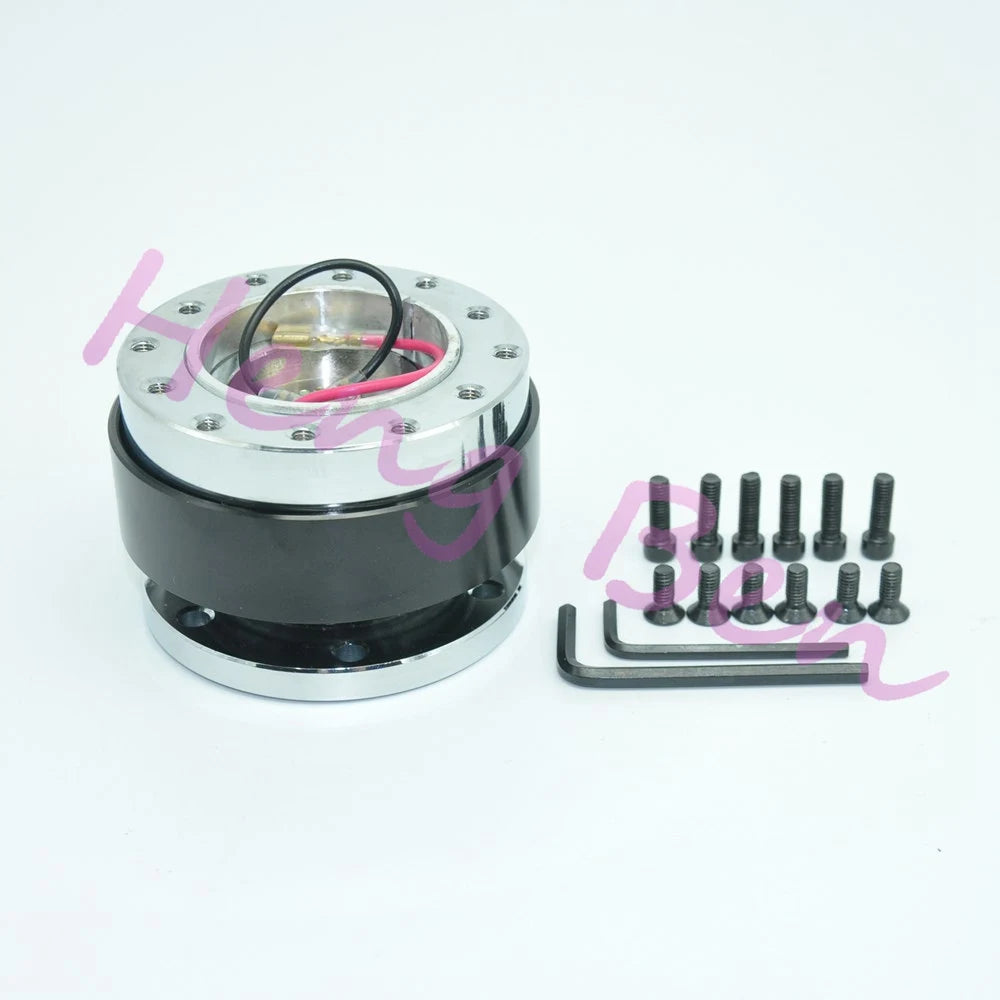 2023 Universal Steering Wheel Snap Off Quick Release Hub Adapter Boss kit  8 colors available