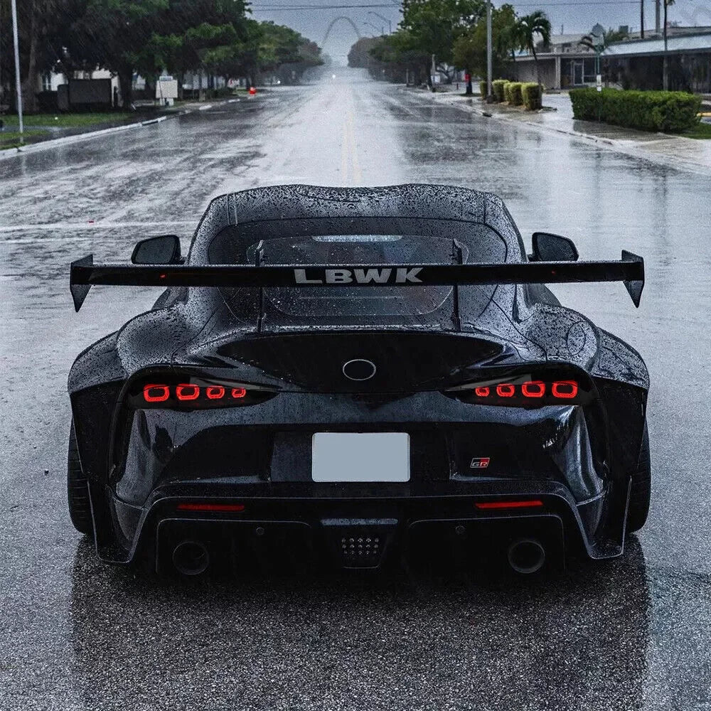 Pair Full LED Taillights For Toyota GR Supra A90 A91 GT4 2020 2021 2022 2023 2024 Taillamp Rear Lamp Brake Fog Turn Signal Light