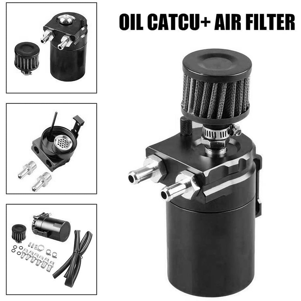 Universal 300ml Aluminum Oil Catch Can Kit