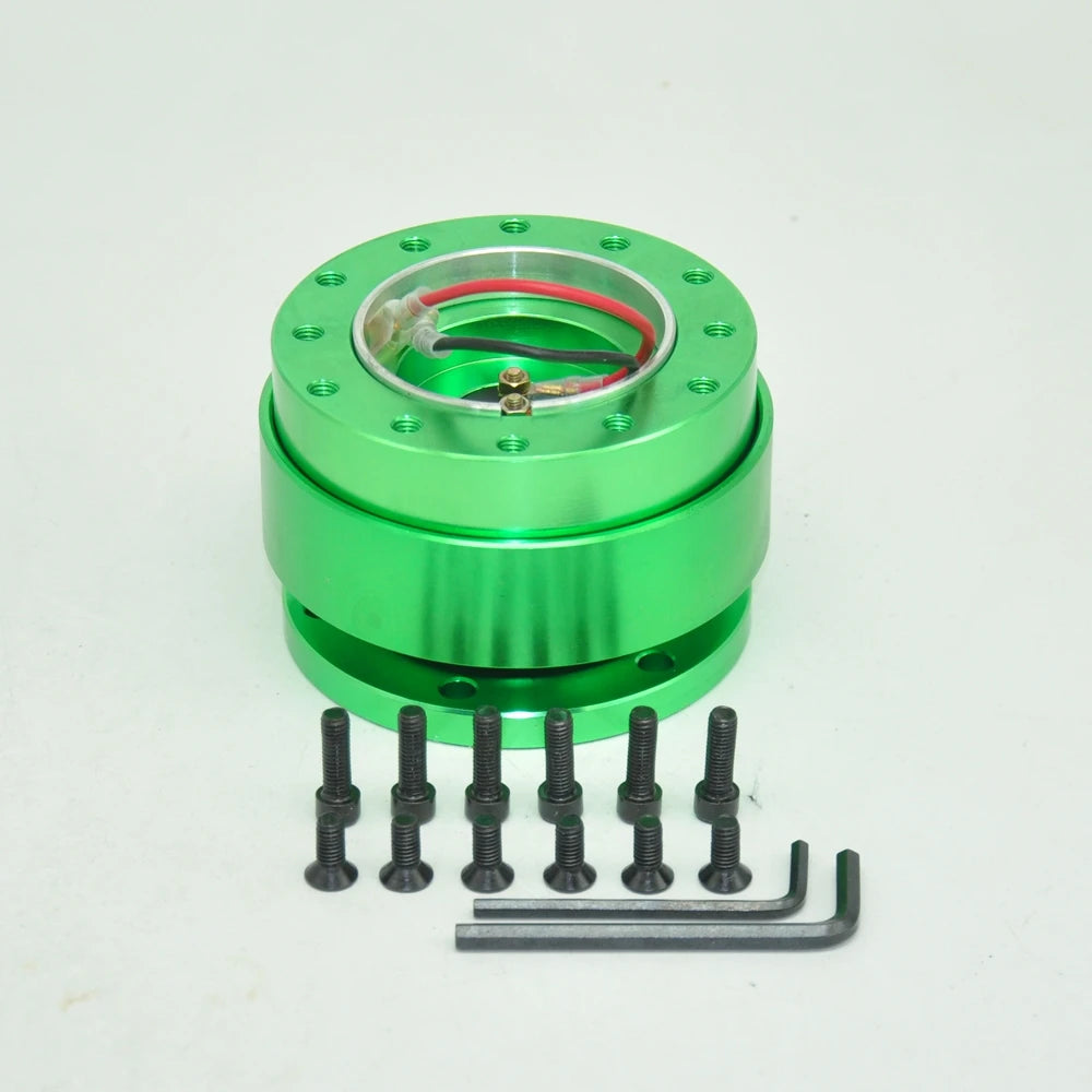 2023 Universal Steering Wheel Snap Off Quick Release Hub Adapter Boss kit  8 colors available