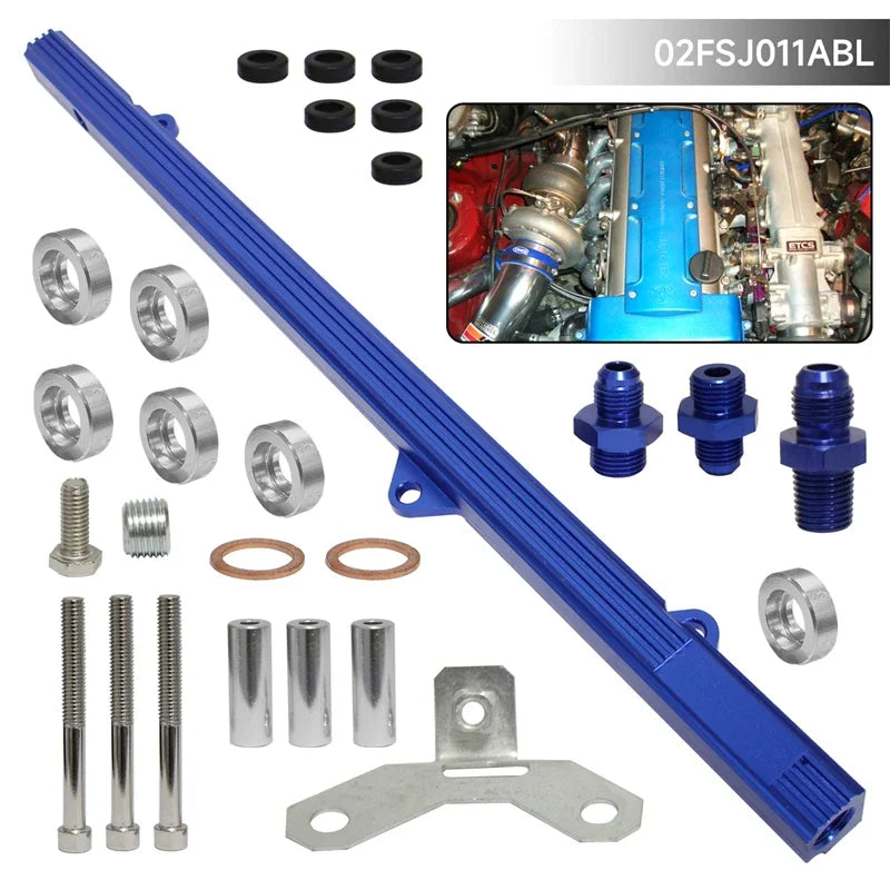 2JZ-GTE High Flow Fuel Rail Kit | Toyota Supra MK4 JZA80 & Aristo JZS147 Performance Fuel Rail | Non-VVTi