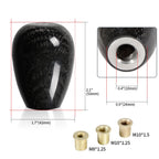 Universal 5/6 Speed Racing Carbon Fiber Gear Stick Handball Gear Shift Knob Manual Transmission Shifter Lever Knob SFN117