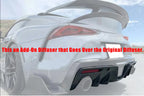 For Toyota Supra 2020-2024 All Models A90 A91 MK5 Rear Bumper Diffuser Add-On Diffuser AG Style Body Kit Car Accessories