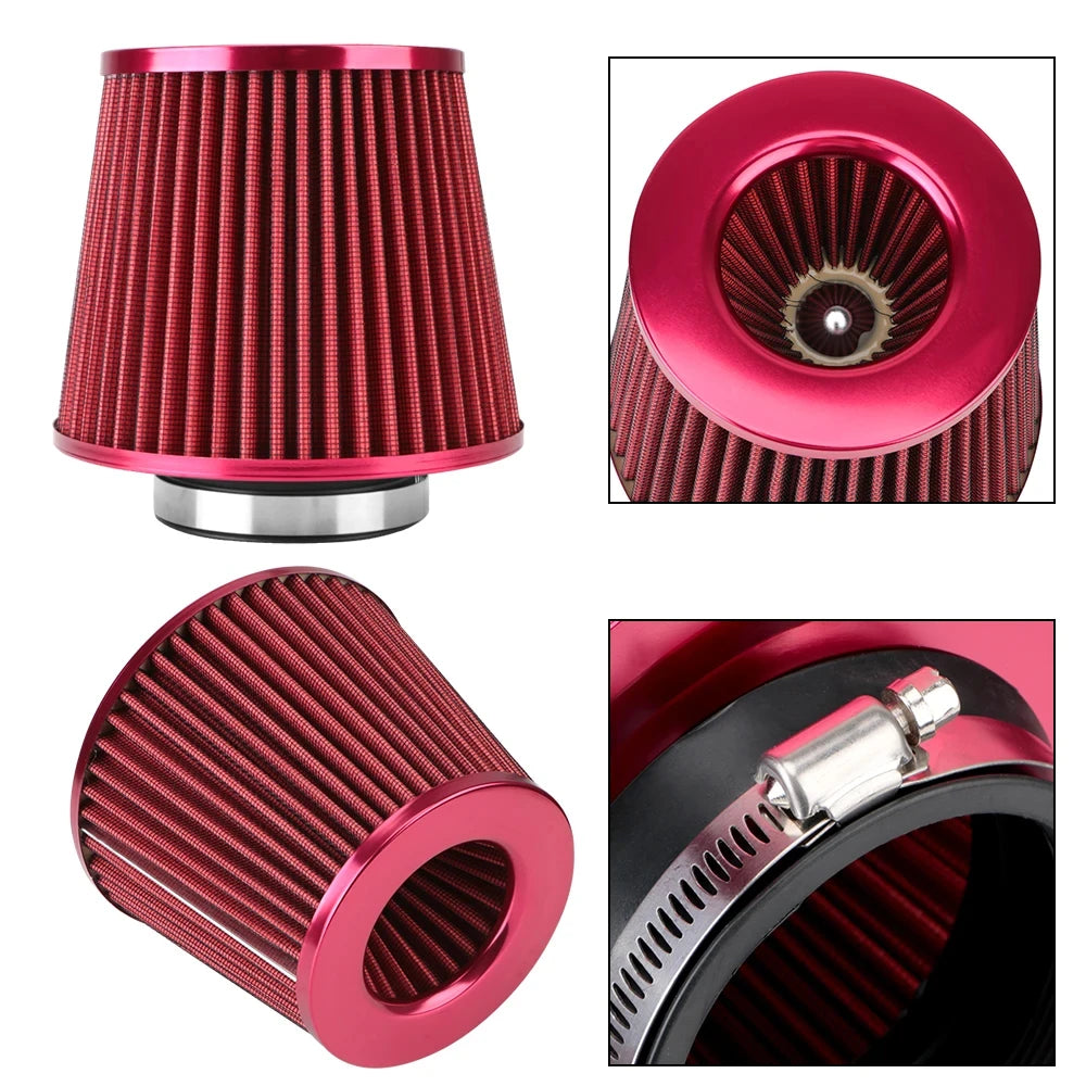 76mm Universal Performance Cone Air Filter | High Flow Cold Air Intake Filter