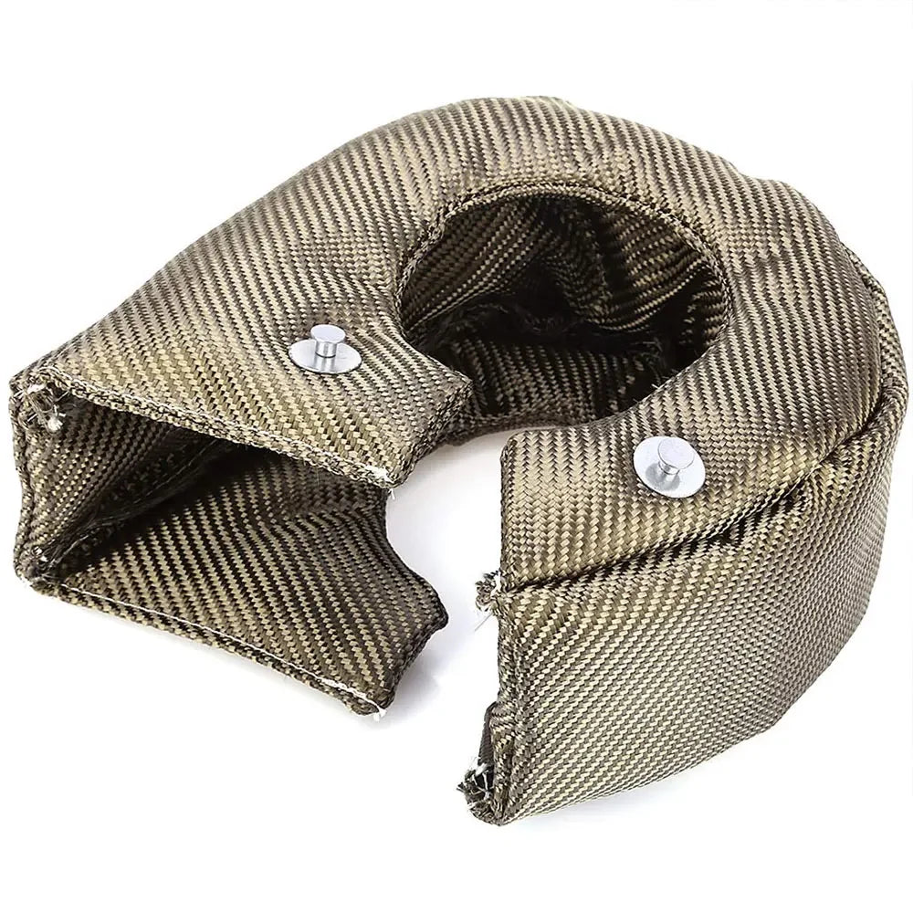 Titanium Turbo Blanket | Turbo Heat Shield Cover | High Temperature Turbocharger Insulation | T2 T25 T28 T3 T4 T6 GT Series