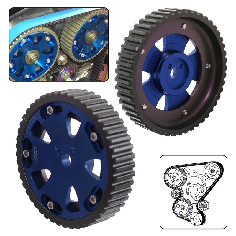 CSKS adjustable Billet Cam Gear Set (2PCS) | Mitsubishi 4G63 / 4G63T | EVO I–IX