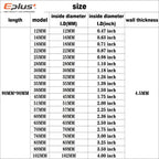 EPLUS 45° Silicone Coupler Hose