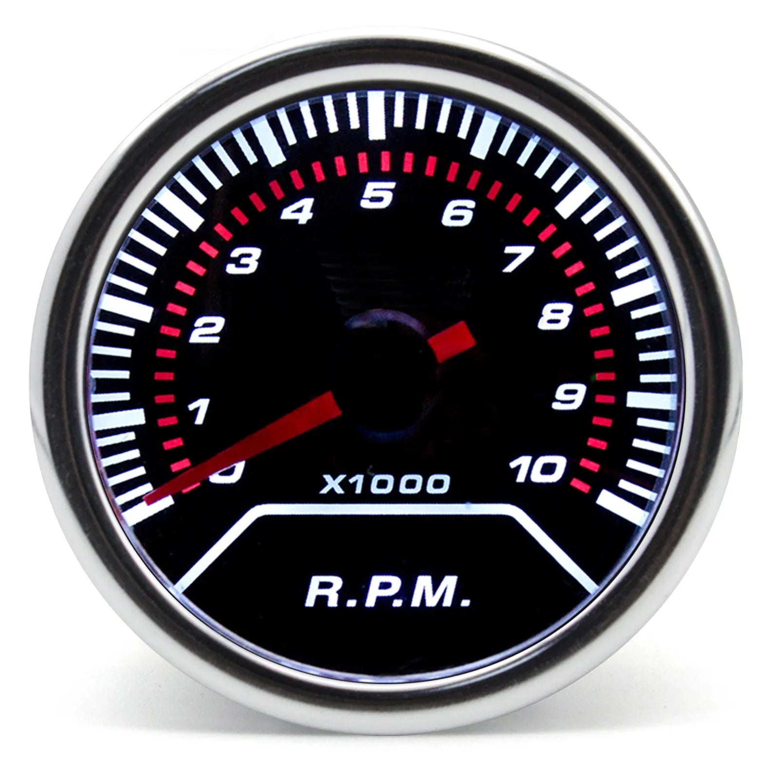 52mm LED Racing Gauge – Smoke Lens | Turbo Boost, Oil Pressure, Oil Temp, Water Temp & More