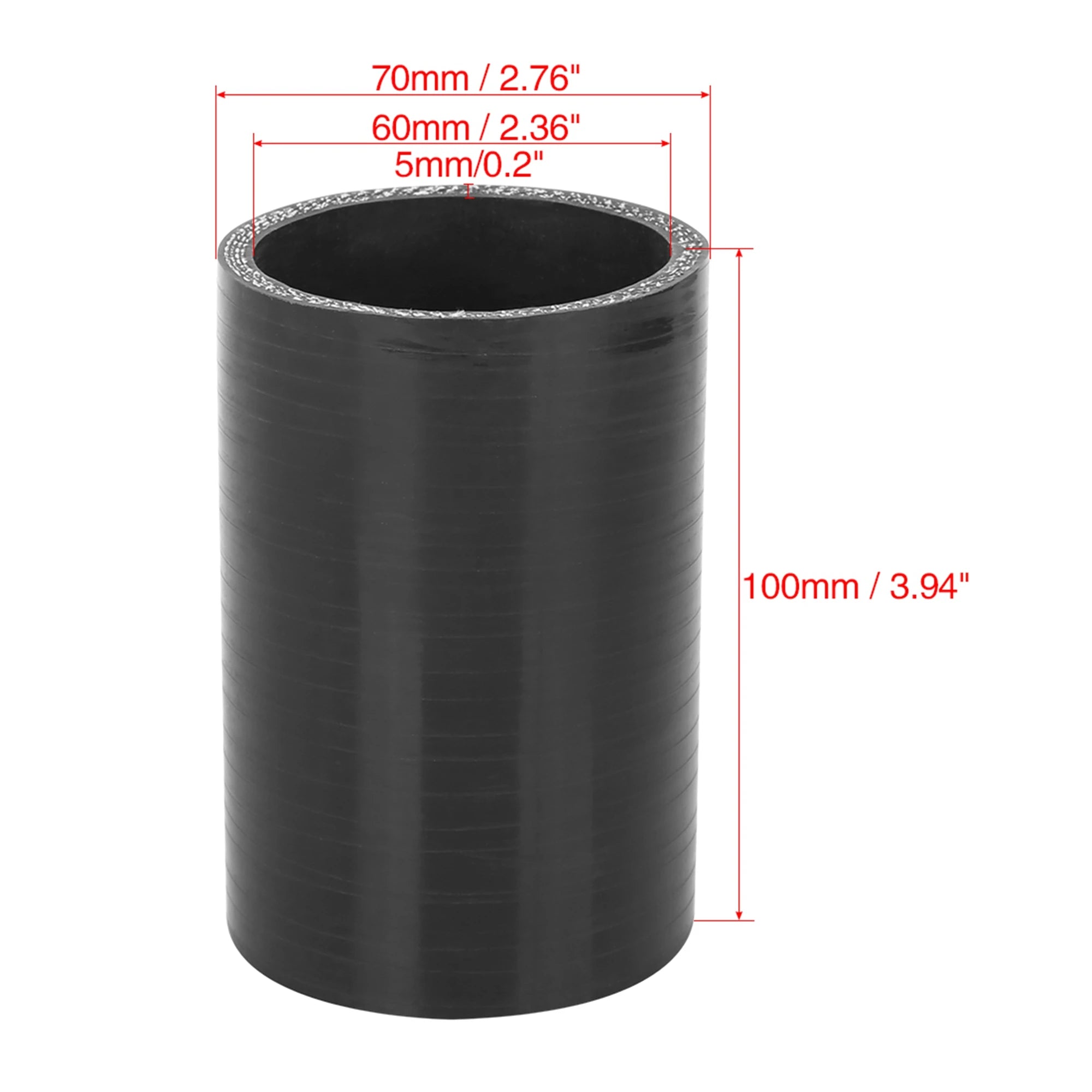 UXCELL Straight Silicone Coupler Hose
