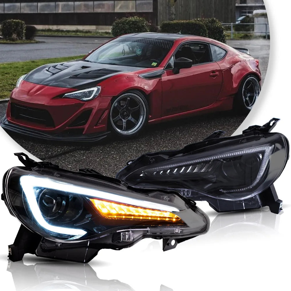VLAND auto led light for car head lamp FOR TOYOTA 86 2012-UP/SUBUARU BRZ 2013-UP LED HEADLIGHTS h7 led h7 luces led 12v