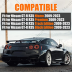 Pair LED Taillights For Nissan GTR GT-R R35 2009 2010- 2024 Taillamp Rear Sequential Fog Brake Turn Signal Lamp Reverse Light