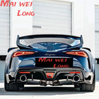 For Toyota SUPRA A90 2019-2020 high quality Carbon Fiber Rear Roof Spoiler Wing Trunk Lip Boot Cover Car Styling For Toyota SU