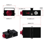 Oil Cooler Thermostat Sandwich Plate Adapter | AN10 Oil Filter Cooler Adapter