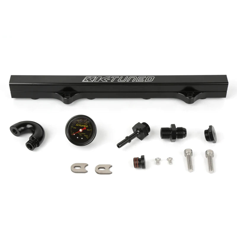 K-Series Performance Fuel Rail Kit | Honda K20 K24 Fuel Rail with Fuel Pressure Gauge | Civic FD2 CL7 DC5