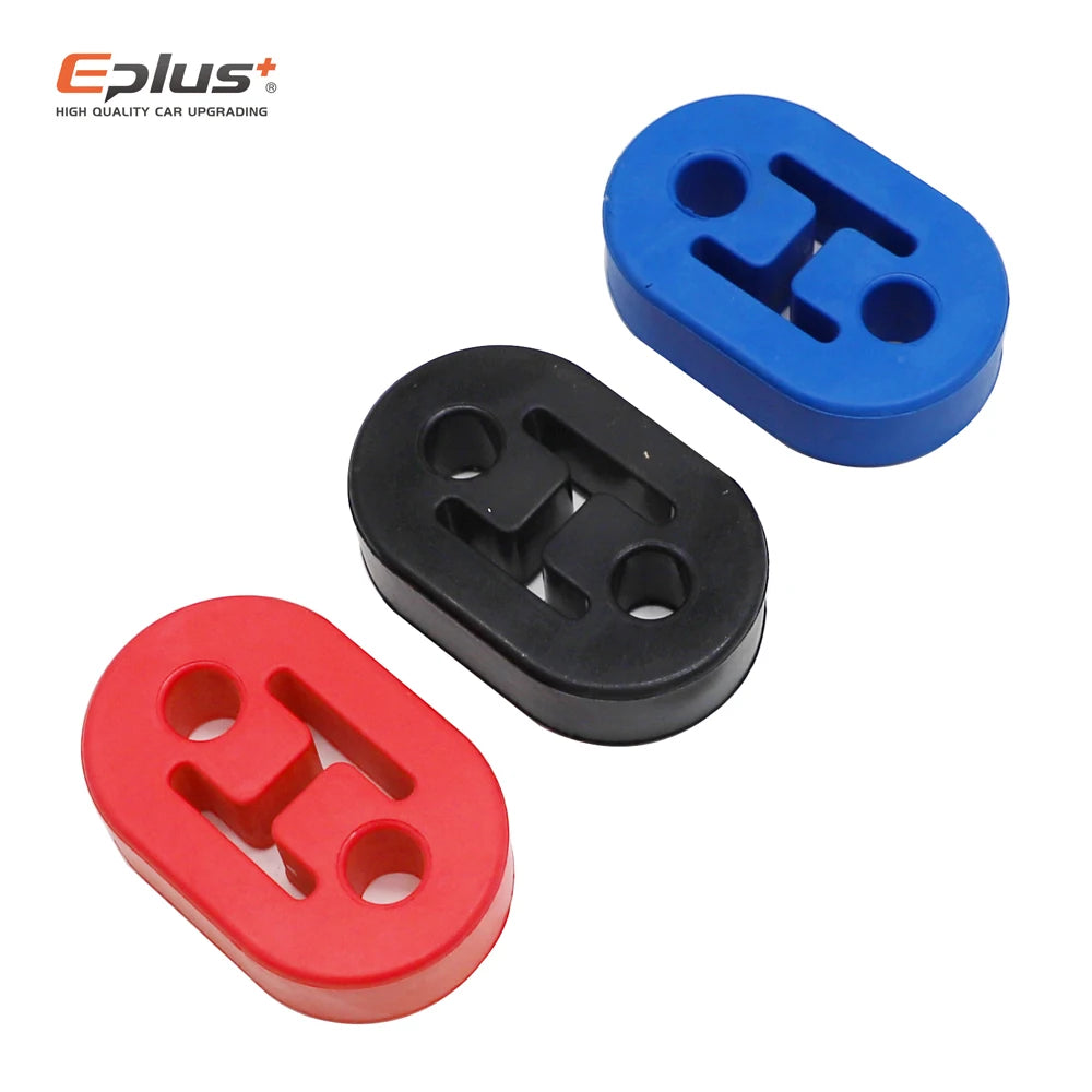 Universal Car Exhaust Pipe Mount Brackets Hanger Insulator Polyurethane Liner Bracket 2 Holes 4 Holes Automotive Accessory