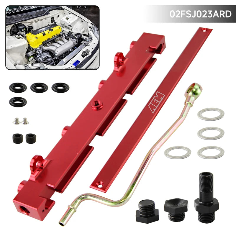 CSKS High-Flow Aluminum Fuel Rail | Honda K20 & K24 K-Series