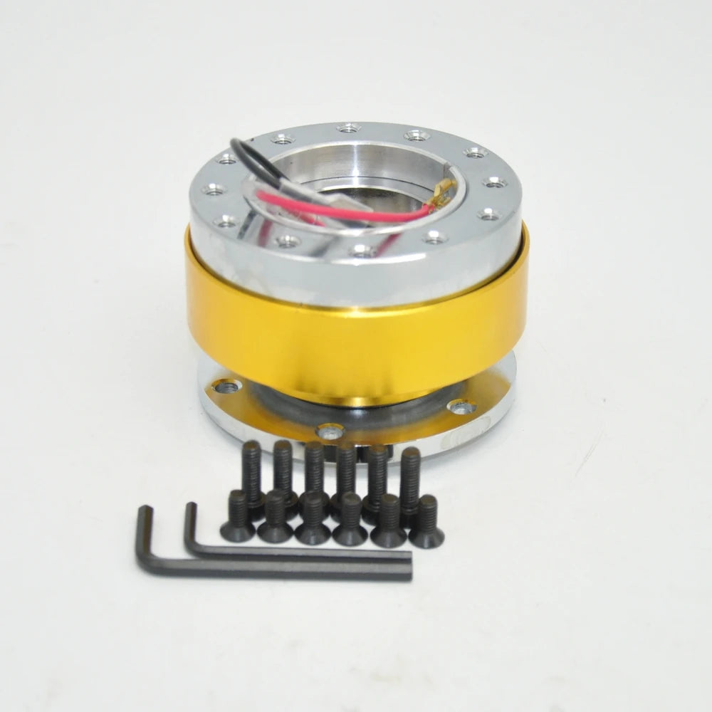 2023 Universal Steering Wheel Snap Off Quick Release Hub Adapter Boss kit  8 colors available