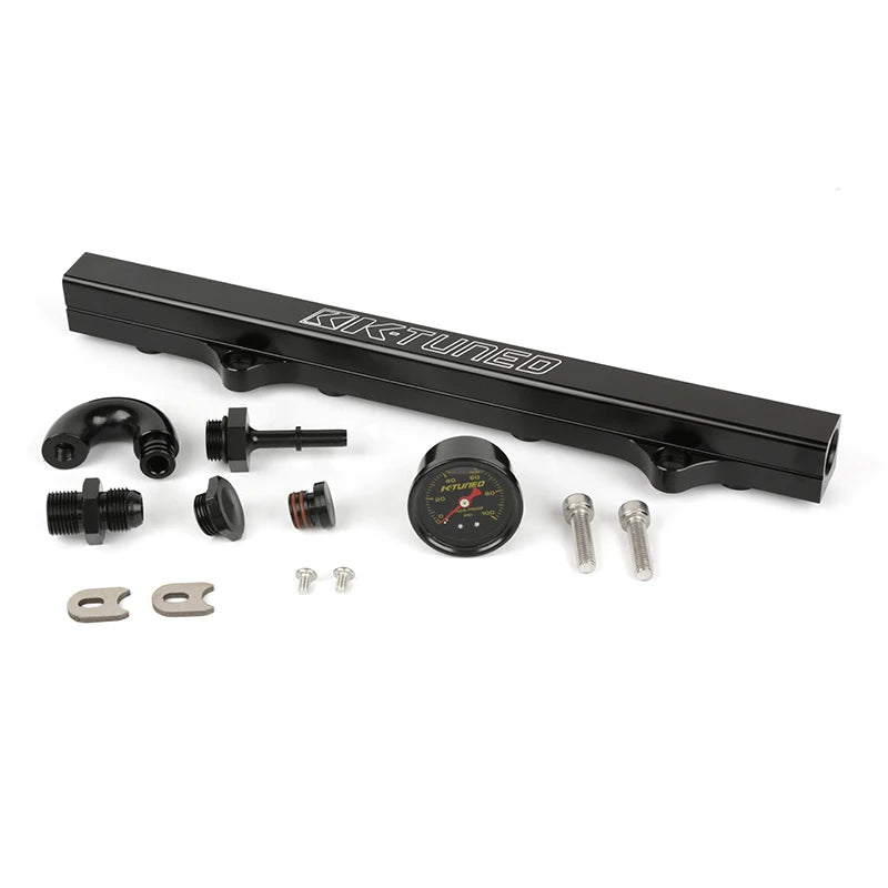 K-Series Performance Fuel Rail Kit | Honda K20 K24 Fuel Rail with Fuel Pressure Gauge | Civic FD2 CL7 DC5