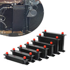 Universal AN10 Stacked Plate Oil Cooler | High-Performance Aluminum Engine & Transmission Cooler