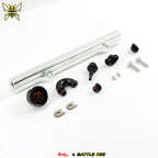 K-Series Performance Fuel Rail Kit | Honda K20 K24 Fuel Rail with Fuel Pressure Gauge | Civic FD2 CL7 DC5