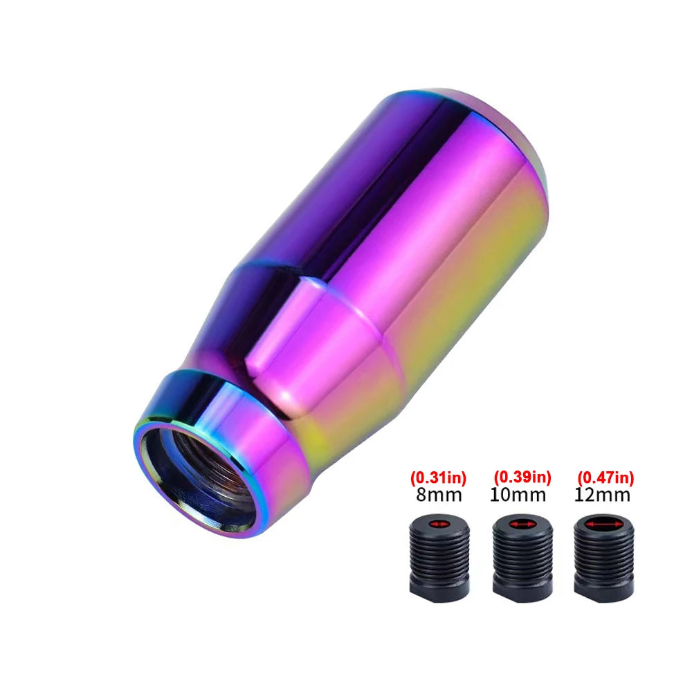 Car Gear Shift Knobs 78mm Aluminum Alloy Weighted Shifter Knobs Metal Gear Lever Stick Handle Car shift handle Adapter included