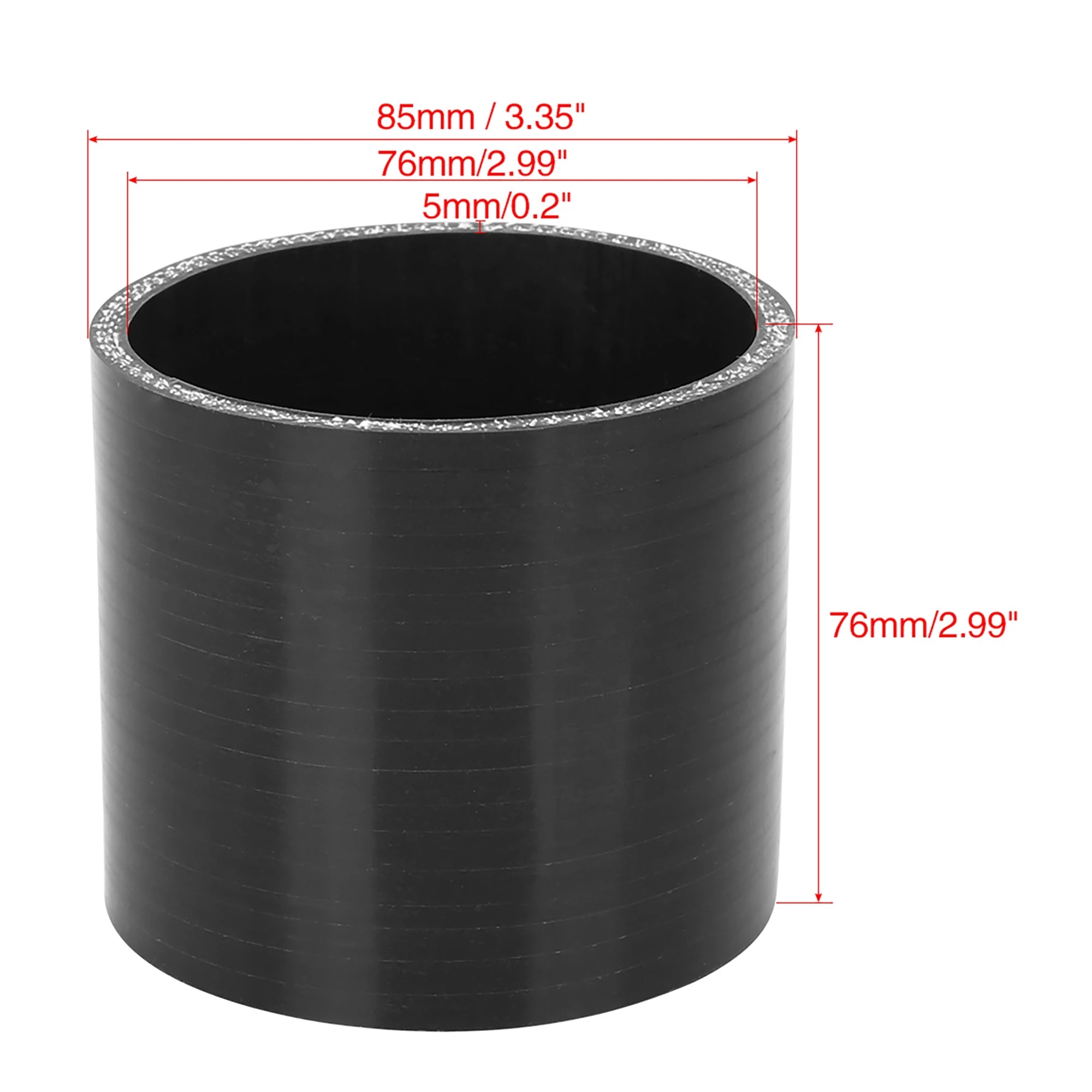 UXCELL Straight Silicone Coupler Hose