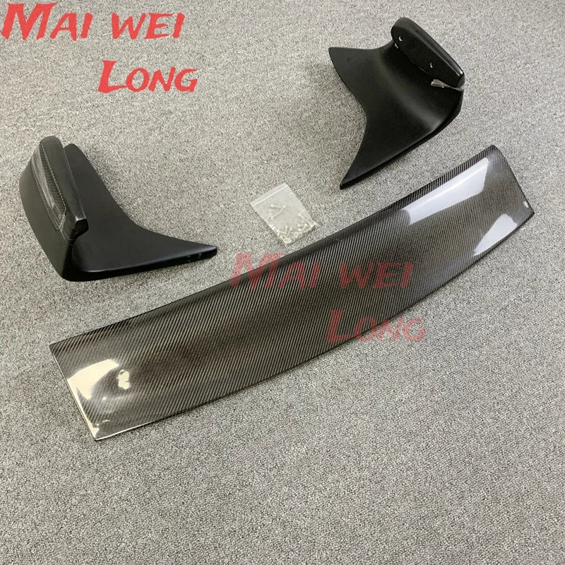 For Toyota SUPRA A90 2019-2020 high quality Carbon Fiber Rear Roof Spoiler Wing Trunk Lip Boot Cover Car Styling For Toyota SU