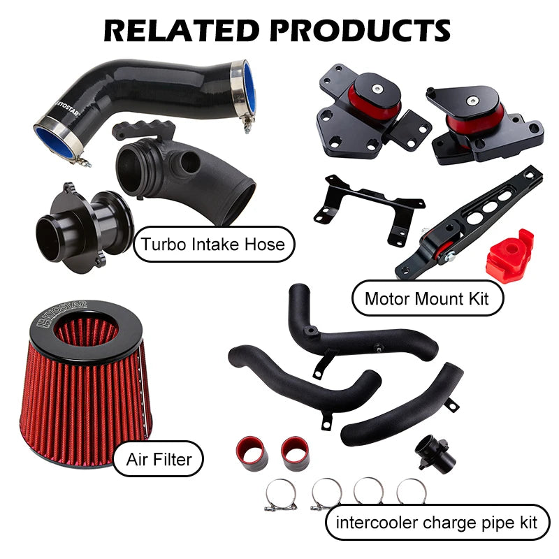 2009+ 2019 Nissan R35 GT-R JDM Air Intake System New V6 Engine Cold Air Intake Kit With Exhaust System Including Air Filter