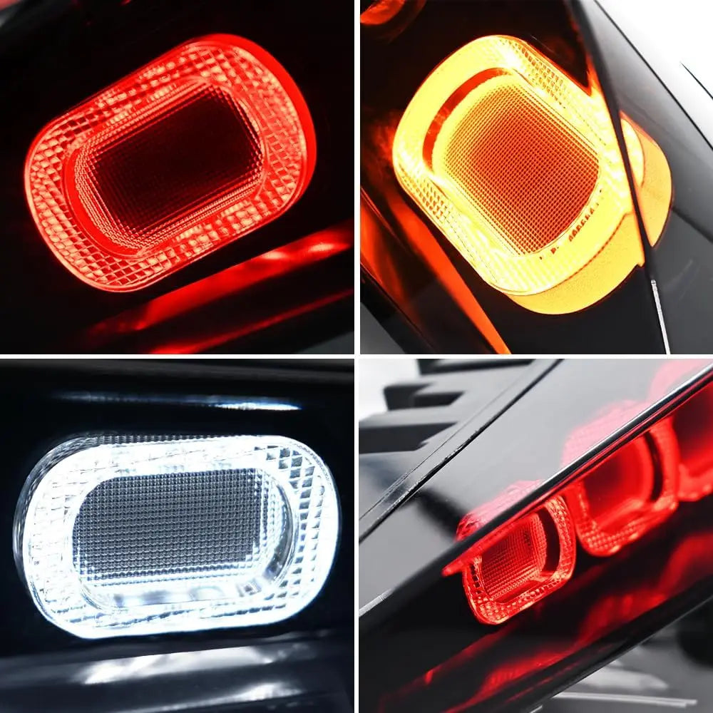 Pair Full LED Taillights For Toyota GR Supra A90 A91 GT4 2020 2021 2022 2023 2024 Taillamp Rear Lamp Brake Fog Turn Signal Light