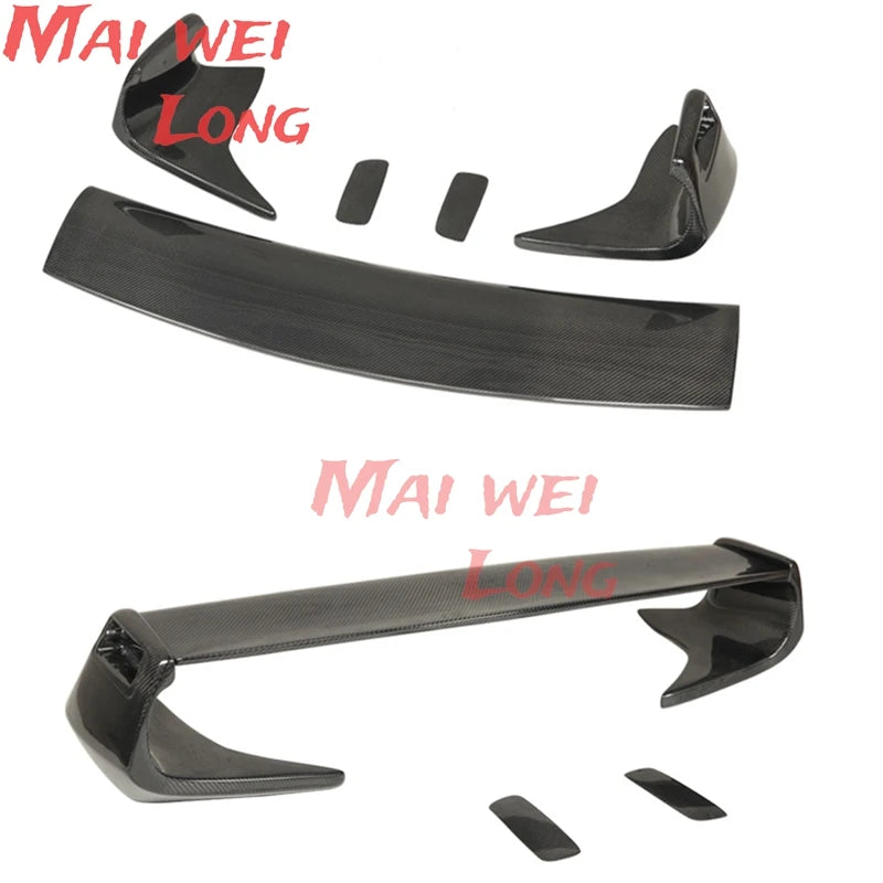 For Toyota SUPRA A90 2019-2020 high quality Carbon Fiber Rear Roof Spoiler Wing Trunk Lip Boot Cover Car Styling For Toyota SU