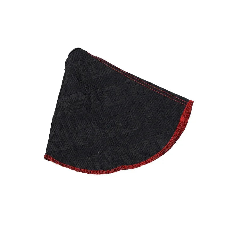 Universal JDM Style Bride RECARO Hyper Fabric Shift Knob Boot Cover Shifter Lever Collars Auto Inter Accessories
