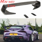For Toyota SUPRA A90 2019-2020 high quality Carbon Fiber Rear Roof Spoiler Wing Trunk Lip Boot Cover Car Styling For Toyota SU