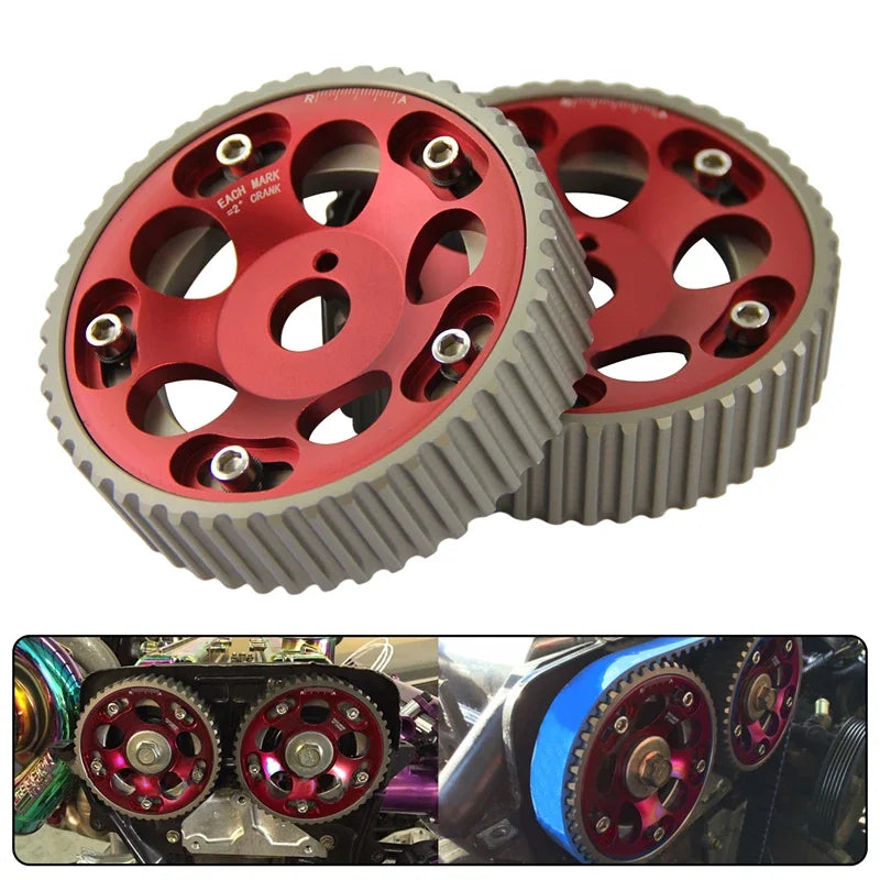 CSKS Adjustable Cam Gear Pulley Set for Toyota 1JZ & 2JZ Engines – 2-Piece
