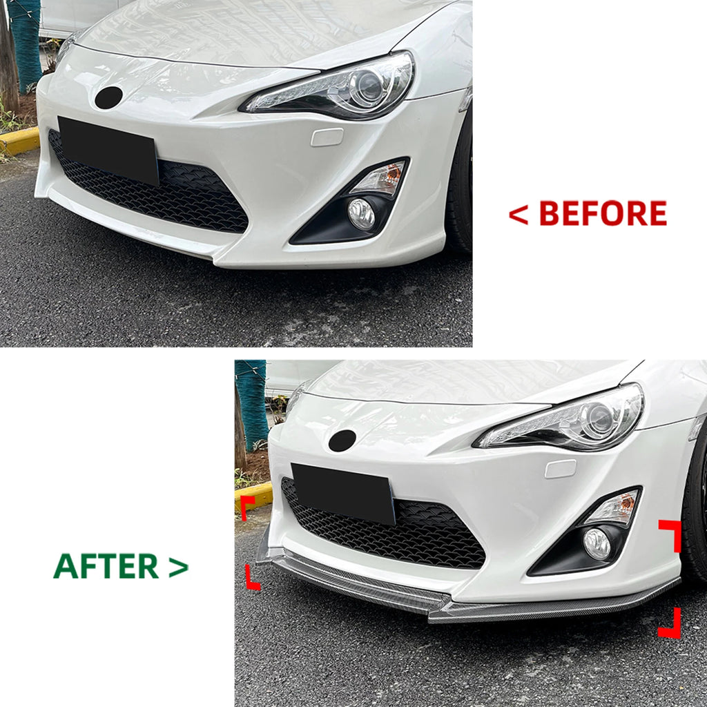 Toyota 86 & Subaru BRZ Front Lip Splitter