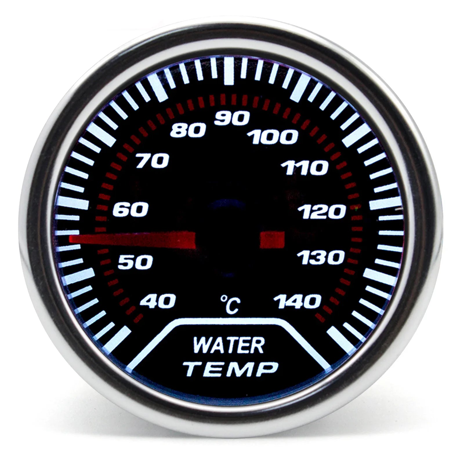 52mm LED Racing Gauge – Smoke Lens | Turbo Boost, Oil Pressure, Oil Temp, Water Temp & More