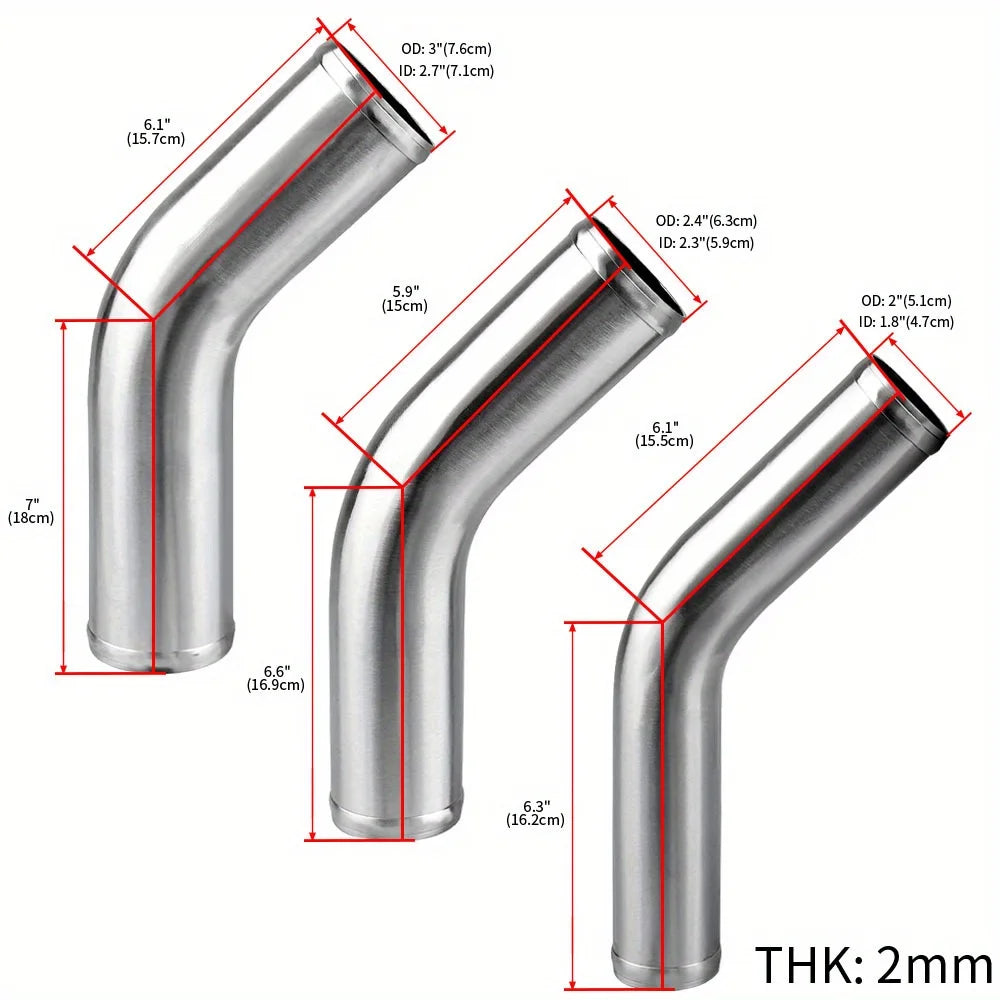 Universal Performance Aluminum Intake Pipe