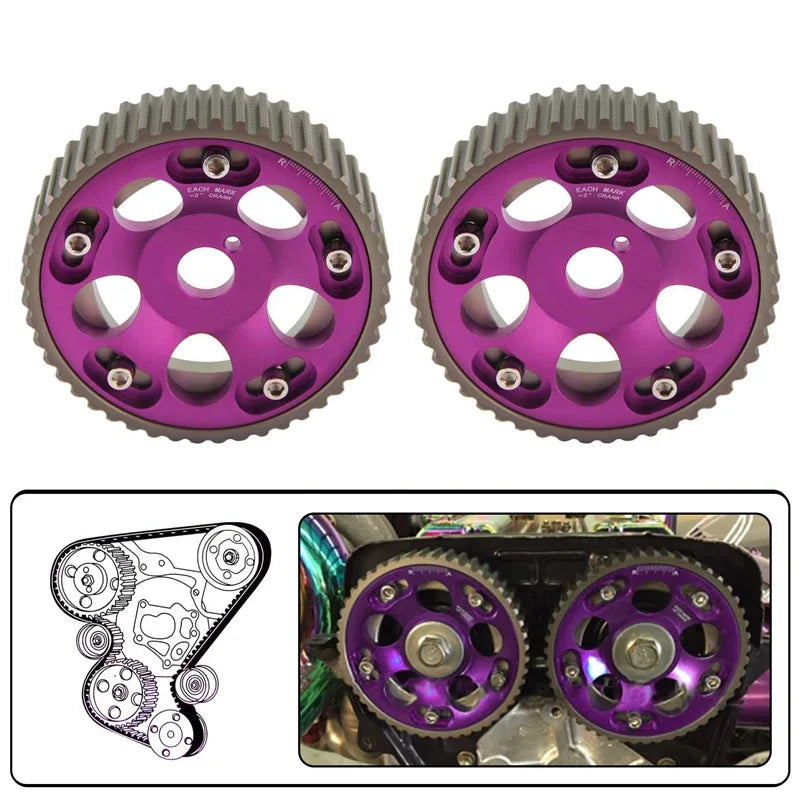 CSKS Adjustable Cam Gear Pulley Set for Toyota 1JZ & 2JZ Engines – 2-Piece