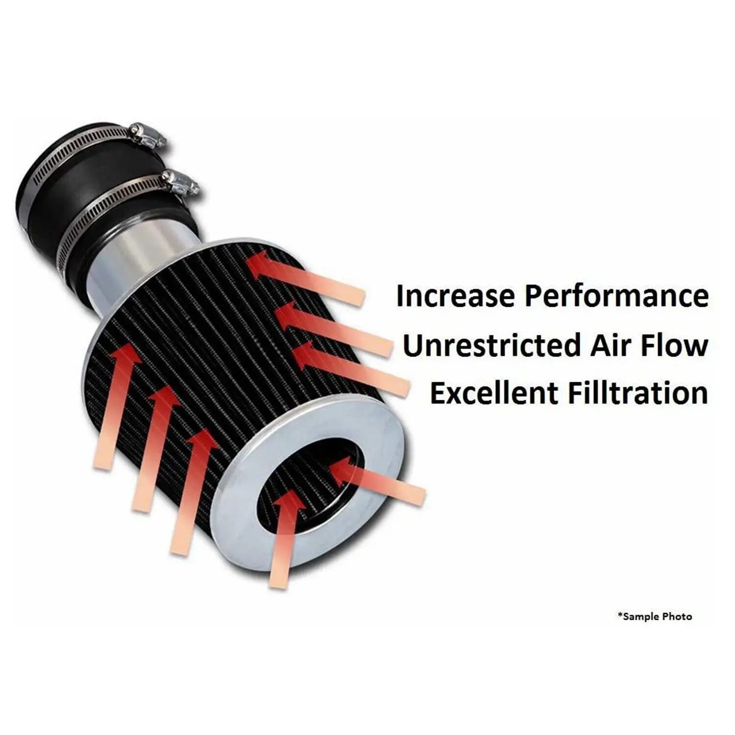 Cold Air Intake System+Filter For 08-13 Infiniti G37 3.7L 09-20 Nissan 370Z US  racing VQ37 engine  parts