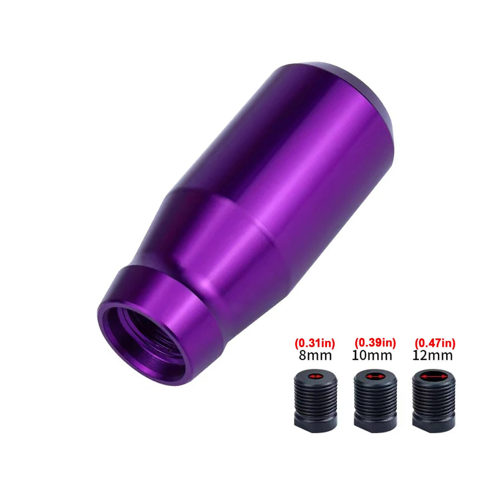 Car Gear Shift Knobs 78mm Aluminum Alloy Weighted Shifter Knobs Metal Gear Lever Stick Handle Car shift handle Adapter included